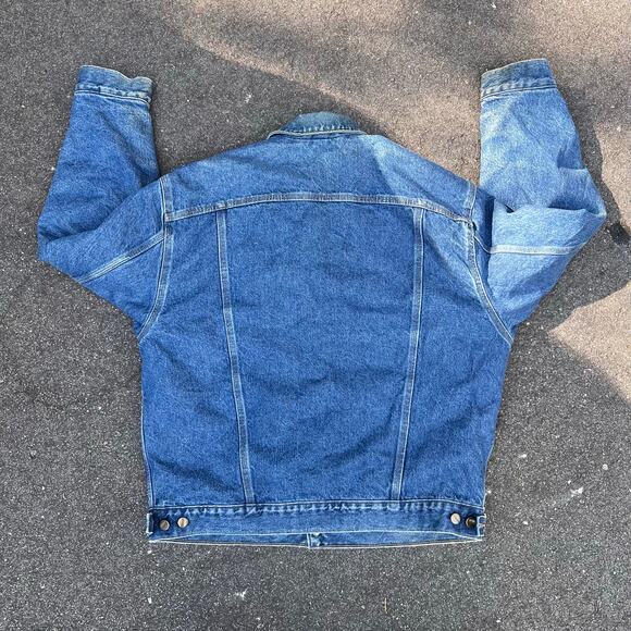 Carhartt Denim Jacket Large Blue Workwear Utility Vintage Y2K Streetwear USA - Picture 6 of 6